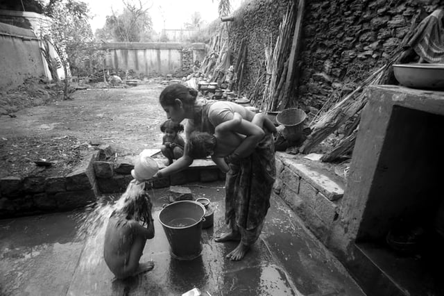 Banyan Clan members participating in rituals.